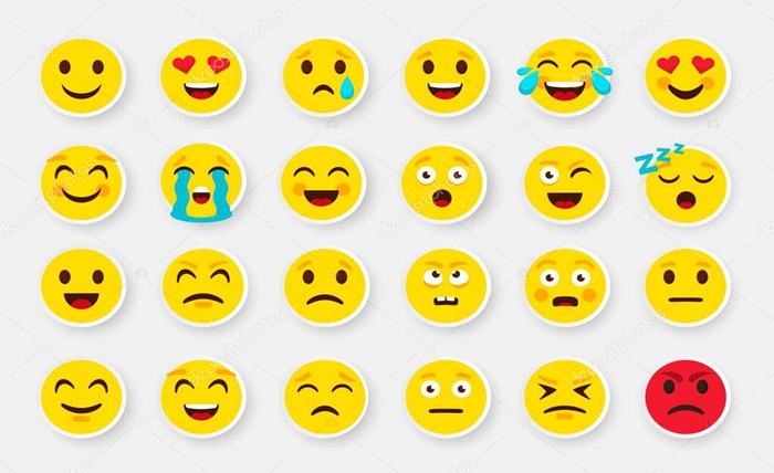 Büyük Anlar İçin Şık Emoji ve Sembol Şablonları